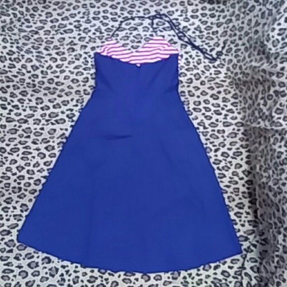 🆑🎉⚓Nautical 50's Style Pin-Up Dress - Picture 2 of 5